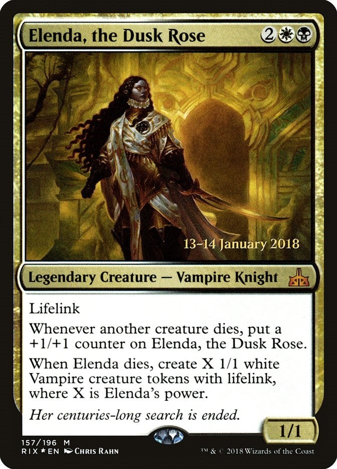 Image for Elenda, the Dusk Rose (Prerelease Cards) (157) - Magic: The Gathering