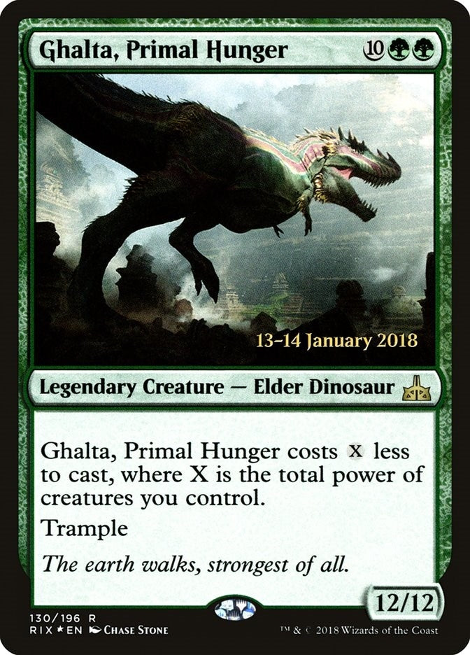 Image for Ghalta, Primal Hunger (RIX) (Prerelease Cards) (130) - Magic: The Gathering