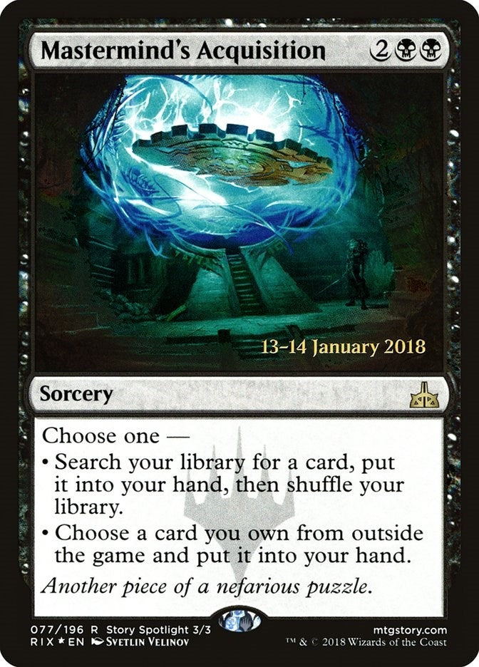 Image for Mastermind's Acquisition (Prerelease Cards) (77) - Magic: The Gathering