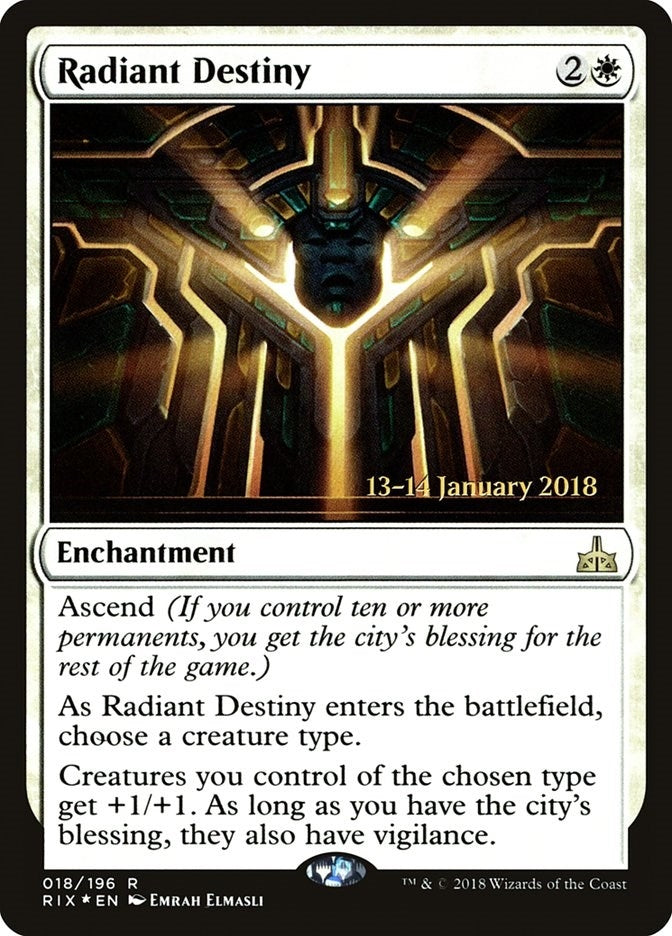 Image for Radiant Destiny (Prerelease Cards) (18) - Magic: The Gathering