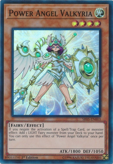 Image for Power Angel Valkyria (Structure Deck: Wave of Light) (SR05-EN003) - YuGiOh