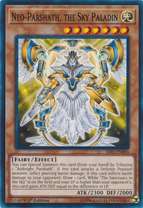 Image for Neo-Parshath, the Sky Paladin (Structure Deck: Wave of Light) (SR05-EN004) - YuGiOh