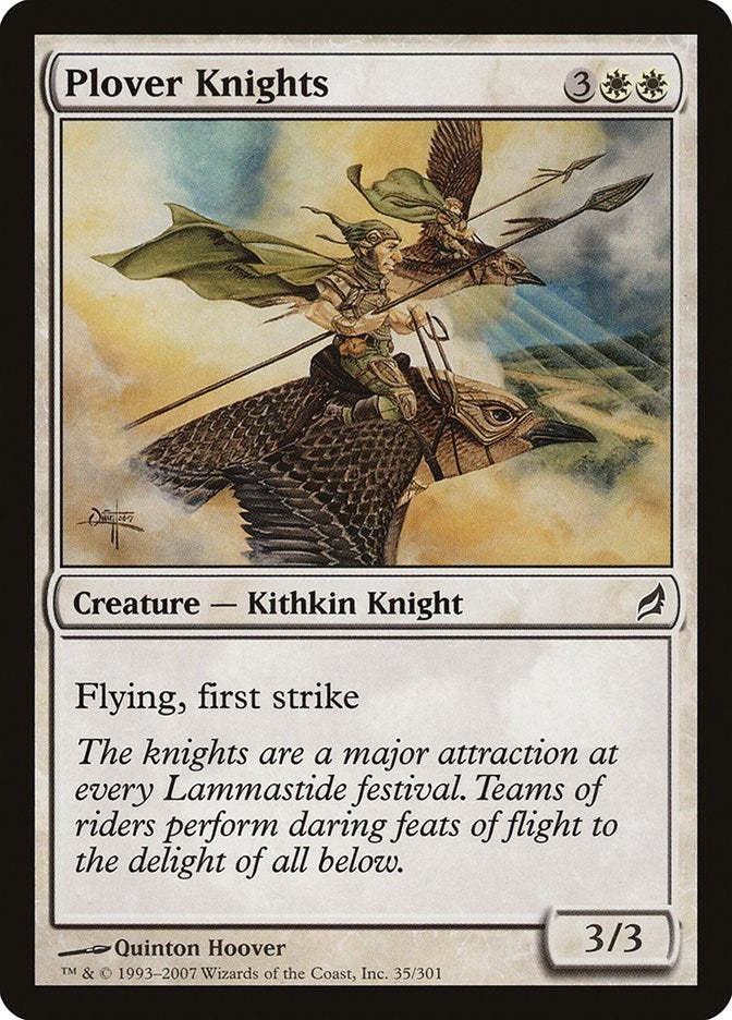 Image for Plover Knights (Lorwyn) (35) - Magic: The Gathering
