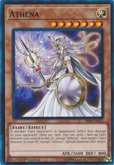 Image for Athena (Structure Deck: Wave of Light) (SR05-EN013) - YuGiOh