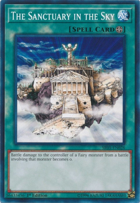 Image for The Sanctuary in the Sky (Structure Deck: Wave of Light) (SR05-EN026) - YuGiOh