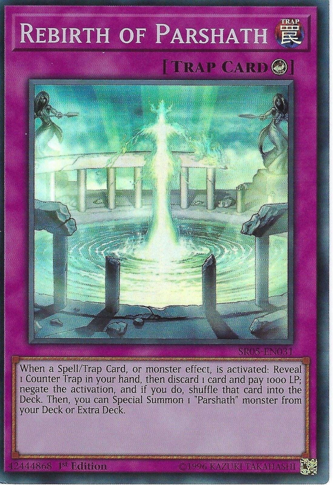 Image for Rebirth of Parshath (Structure Deck: Wave of Light) (SR05-EN031) - YuGiOh