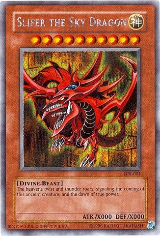 Image for Slifer the Sky Dragon (Secret Rare) (Yu-Gi-Oh! Duel Monsters International: Worldwide Edition) (GBI-001) - YuGiOh