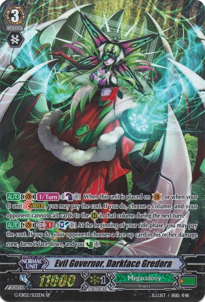 Image for Evil Governor, Darkface Gredora (SP) (G-EB02: The AWAKENING ZOO) (G-EB02/S02EN) - Cardfight Vanguard
