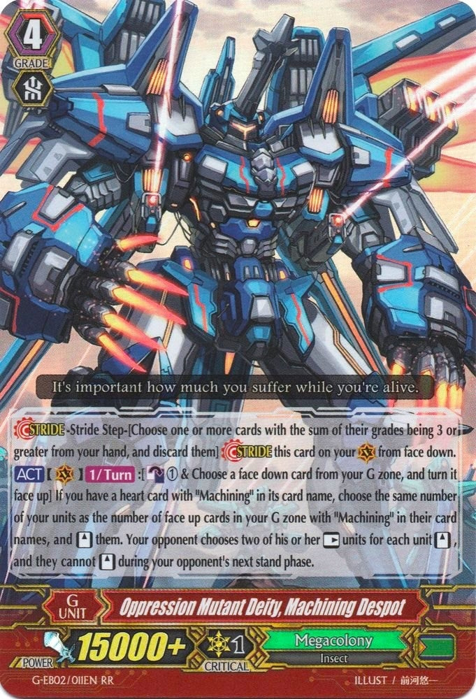 Image for Oppression Mutant Deity, Machining Despot (G-EB02: The AWAKENING ZOO) (G-EB02/011EN) - Cardfight Vanguard