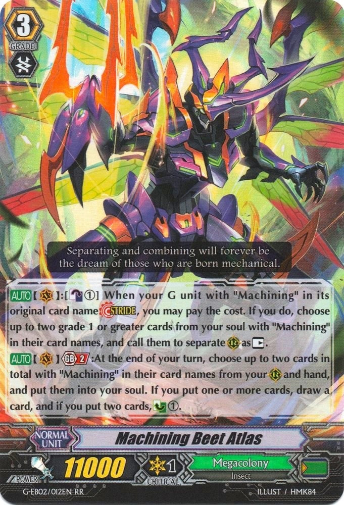 Image for Machining Beet Atlas (G-EB02: The AWAKENING ZOO) (G-EB02/012EN) - Cardfight Vanguard