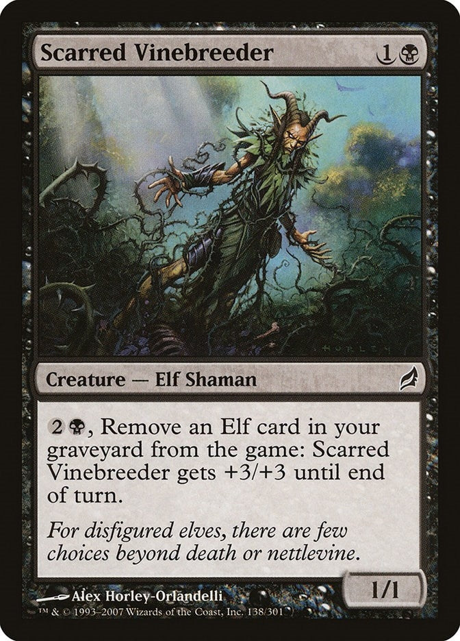 Image for Scarred Vinebreeder (Lorwyn) (138) - Magic: The Gathering