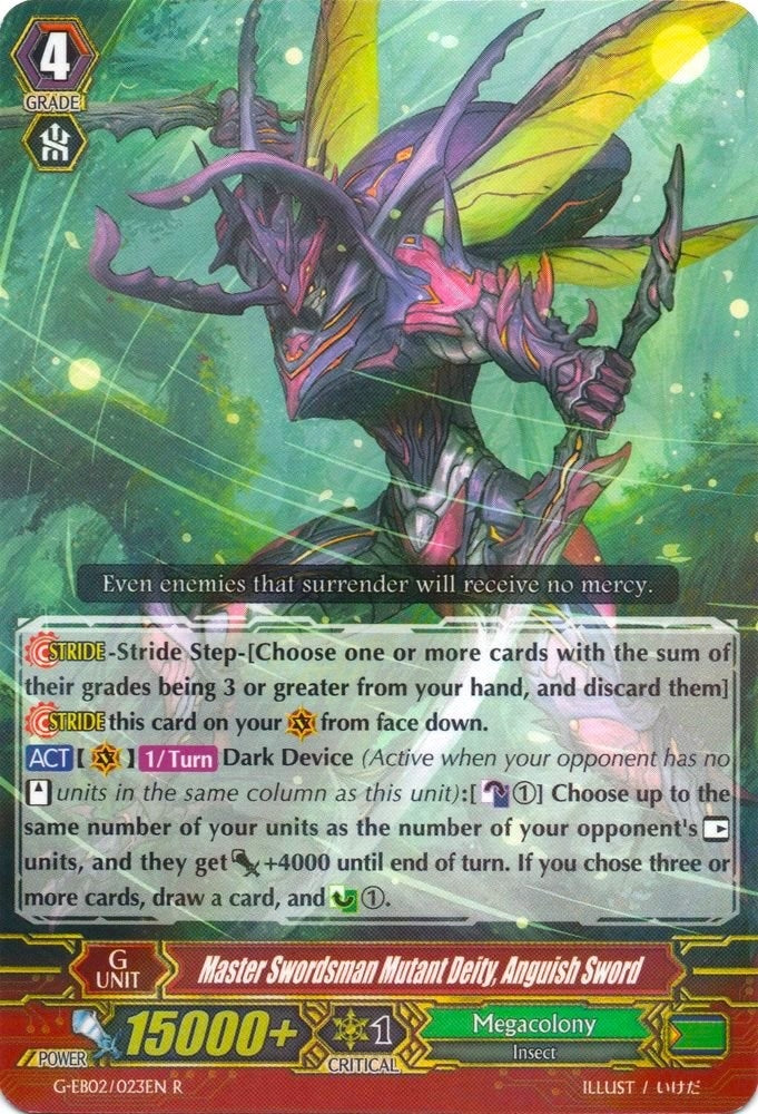 Image for Master Swordsman Mutant Deity, Anguish Sword (G-EB02: The AWAKENING ZOO) (G-EB02/023EN) - Cardfight Vanguard
