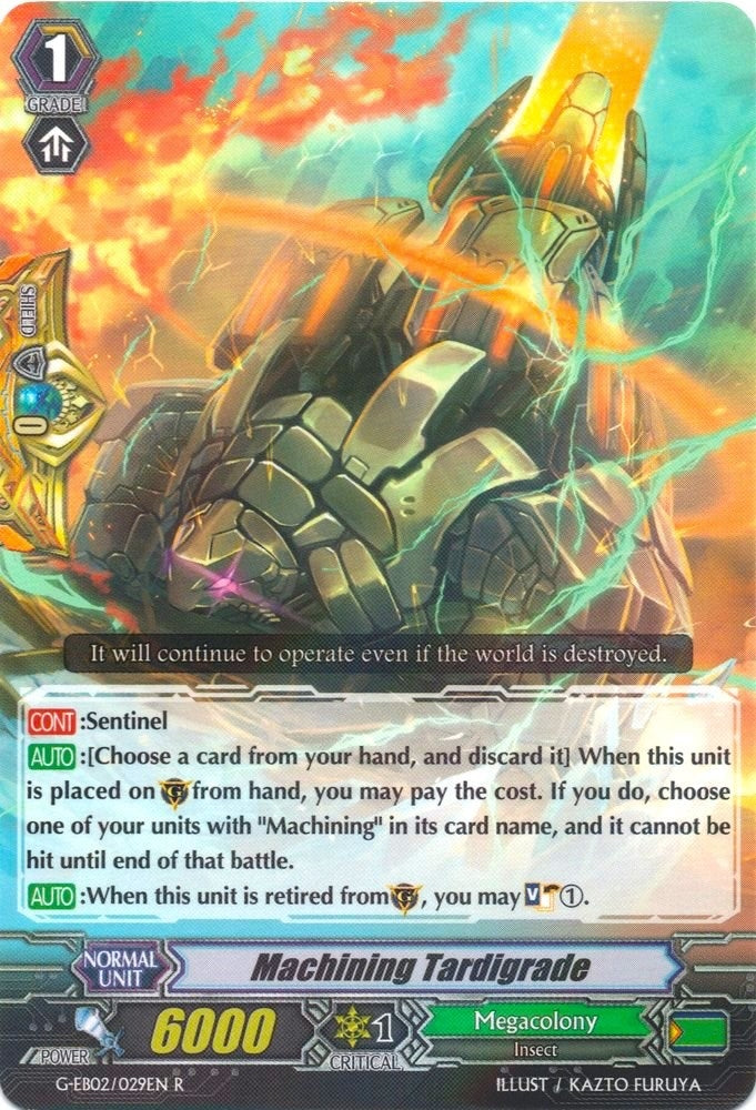 Image for Machining Tardigrade (G-EB02: The AWAKENING ZOO) (G-EB02/029EN) - Cardfight Vanguard