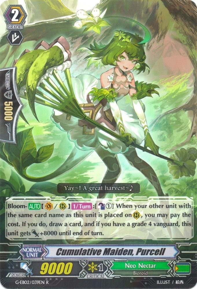 Image for Cumulative Maiden, Purcell (G-EB02: The AWAKENING ZOO) (G-EB02/039EN) - Cardfight Vanguard