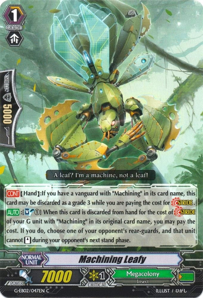 Image for Machining Leafy (G-EB02: The AWAKENING ZOO) (G-EB02/047EN) - Cardfight Vanguard