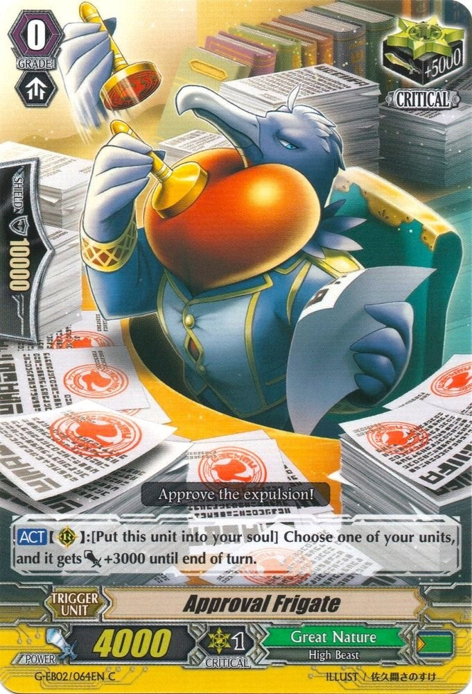 Image for Approval Frigate (G-EB02: The AWAKENING ZOO) (G-EB02/064EN) - Cardfight Vanguard