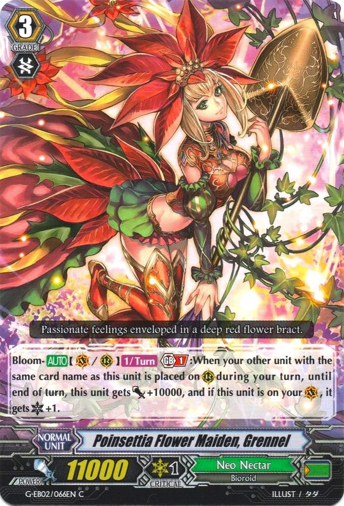Image for Poinsettia Flower Maiden, Grennel (G-EB02: The AWAKENING ZOO) (G-EB02/066EN) - Cardfight Vanguard