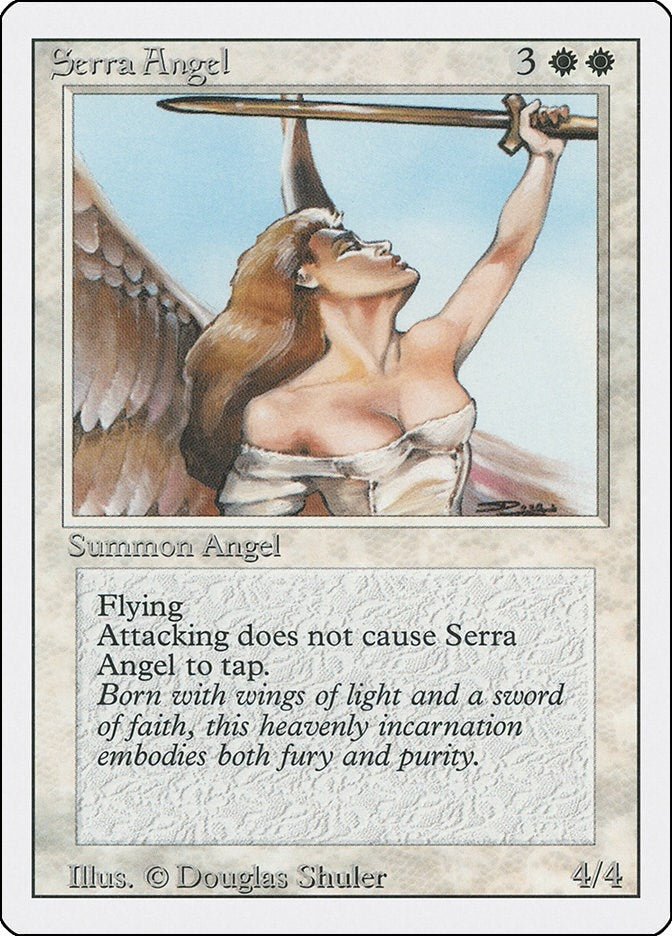 Image for Serra Angel (Revised Edition) - Magic: The Gathering