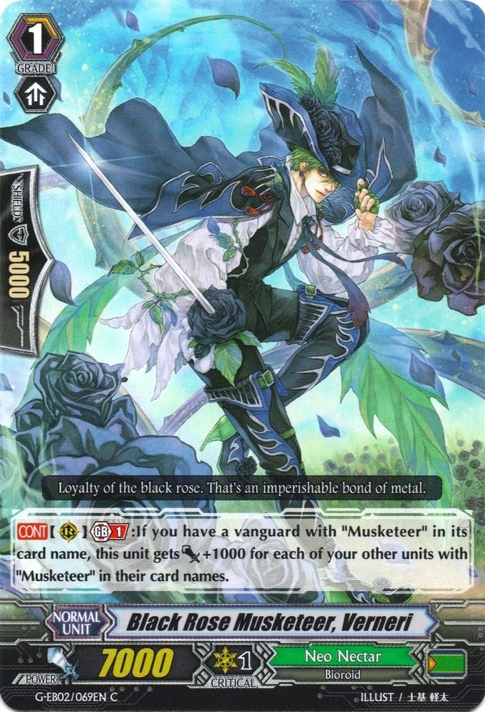 Image for Black Rose Musketeer, Verneri (G-EB02: The AWAKENING ZOO) (G-EB02/069EN) - Cardfight Vanguard