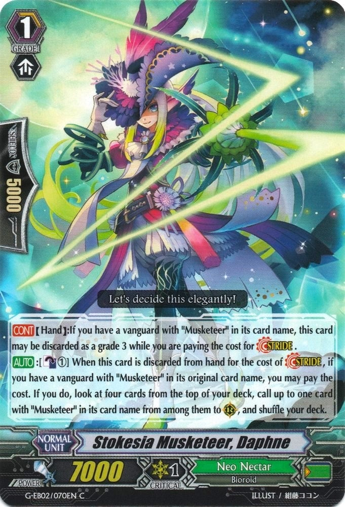 Image for Stokesia Musketeer, Daphne (G-EB02: The AWAKENING ZOO) (G-EB02/070EN) - Cardfight Vanguard