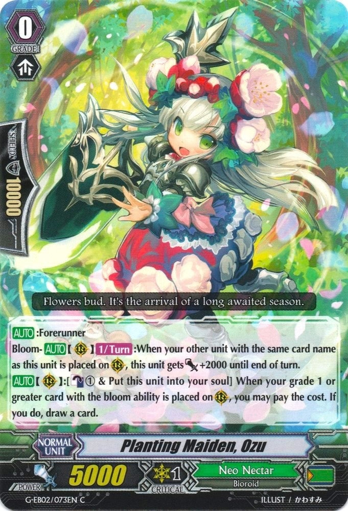 Image for Planting Maiden, Ozu (G-EB02: The AWAKENING ZOO) (G-EB02/073EN) - Cardfight Vanguard