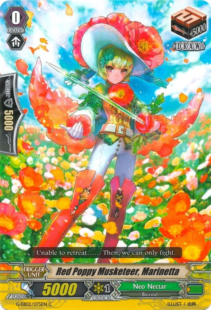 Image for Red Poppy Musketeer, Marinetta (G-EB02: The AWAKENING ZOO) (G-EB02/075EN) - Cardfight Vanguard