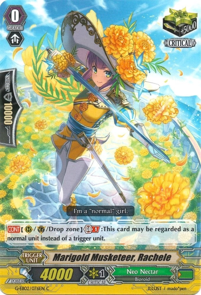 Image for Marigold Musketeer, Rachele (G-EB02: The AWAKENING ZOO) (G-EB02/076EN) - Cardfight Vanguard