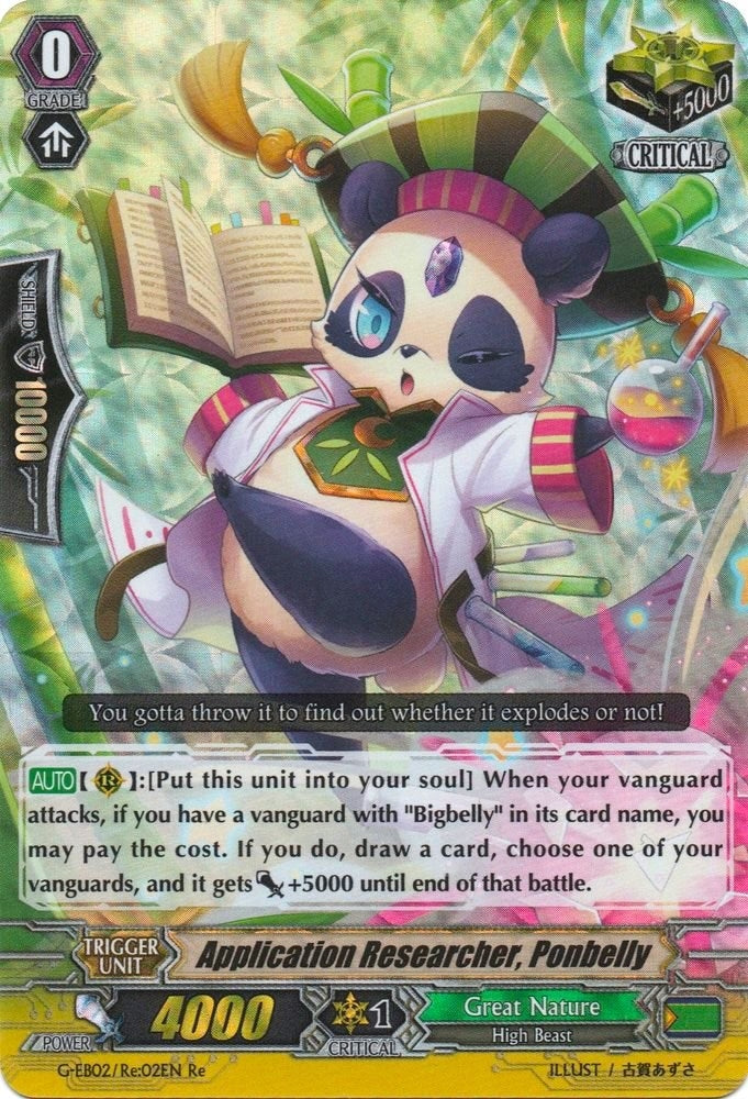 Image for Application Researcher, Ponbelly (G-EB02: The AWAKENING ZOO) (G-EB02/Re:02EN) - Cardfight Vanguard