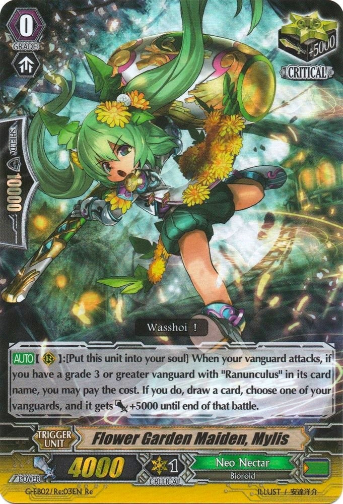 Image for Flower Garden Maiden, Mylis (G-EB02: The AWAKENING ZOO) (G-EB02/Re:03EN) - Cardfight Vanguard