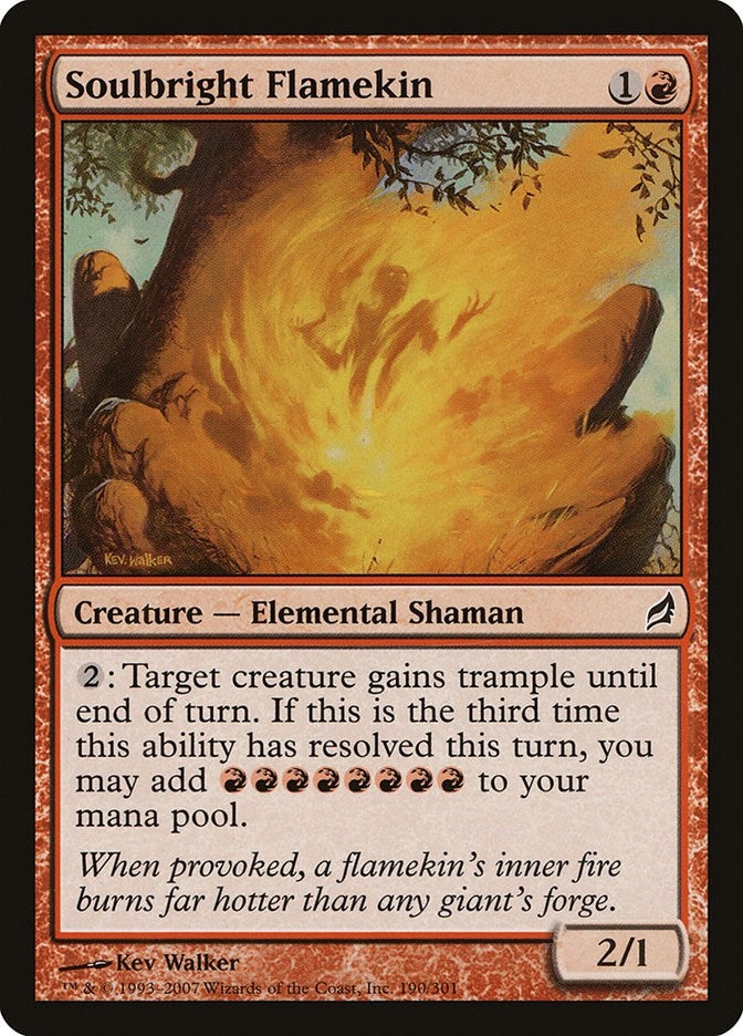 Image for Soulbright Flamekin (Lorwyn) (190) - Magic: The Gathering
