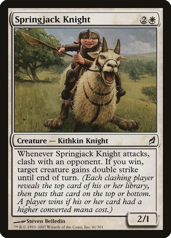 Image for Springjack Knight (Lorwyn) (41) - Magic: The Gathering