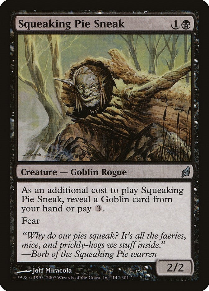 Image for Squeaking Pie Sneak (Lorwyn) (142) - Magic: The Gathering