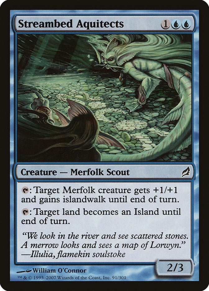 Image for Streambed Aquitects (Lorwyn) (91) - Magic: The Gathering