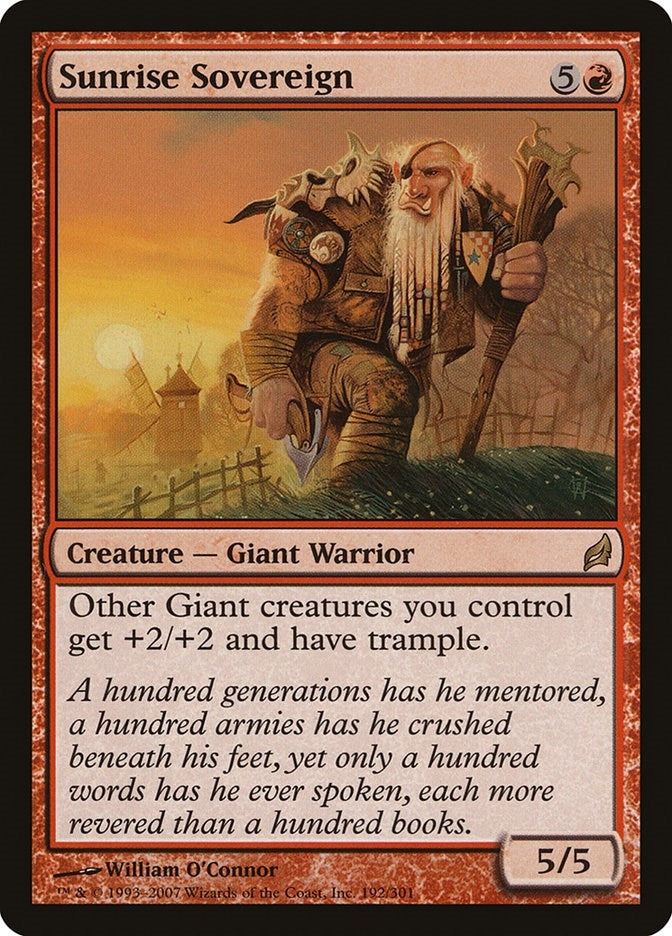 Image for Sunrise Sovereign (Lorwyn) (192) - Magic: The Gathering