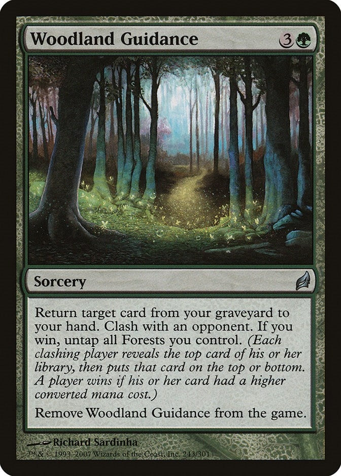 Image for Woodland Guidance (Lorwyn) (243) - Magic: The Gathering