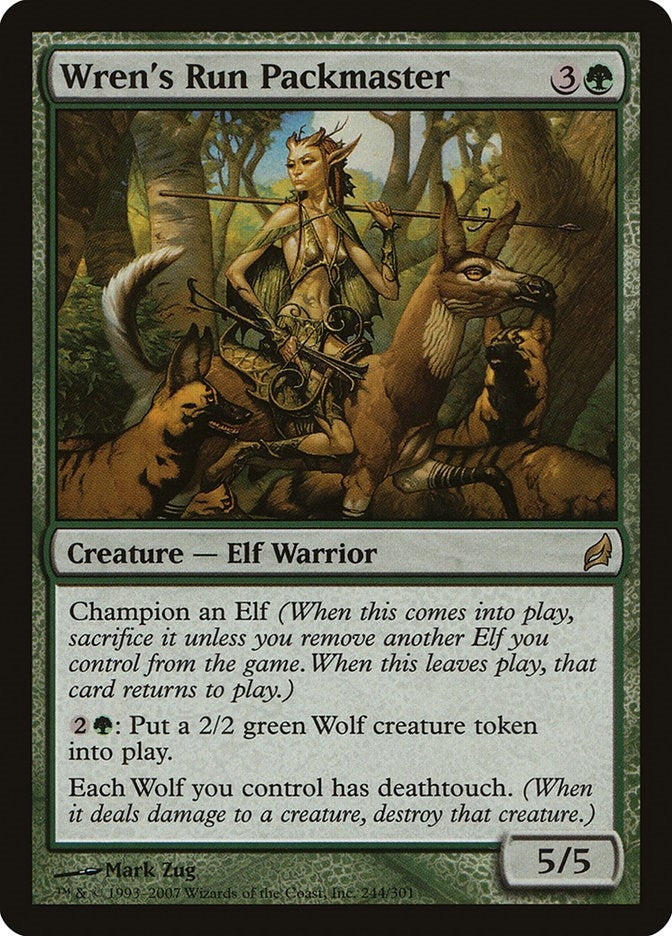 Image for Wren's Run Packmaster (Lorwyn) (244) - Magic: The Gathering
