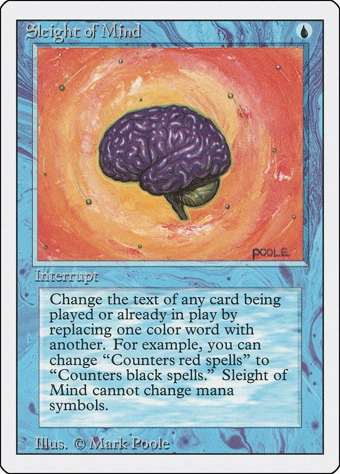 Image for Sleight of Mind (Revised Edition) - Magic: The Gathering