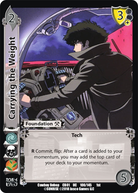 Image for Carrying the Weight (Cowboy Bebop) (100) - UniVersus