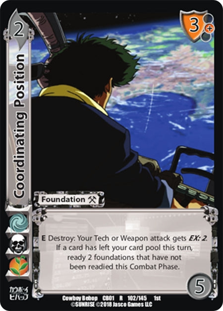 Image for Coordinating Position (Cowboy Bebop) (102) - UniVersus
