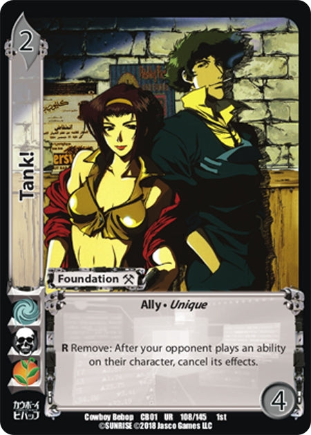 Image for Tank! (Cowboy Bebop) (108) - UniVersus