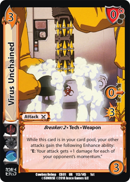 Image for Virus Unchained (Cowboy Bebop) (113) - UniVersus