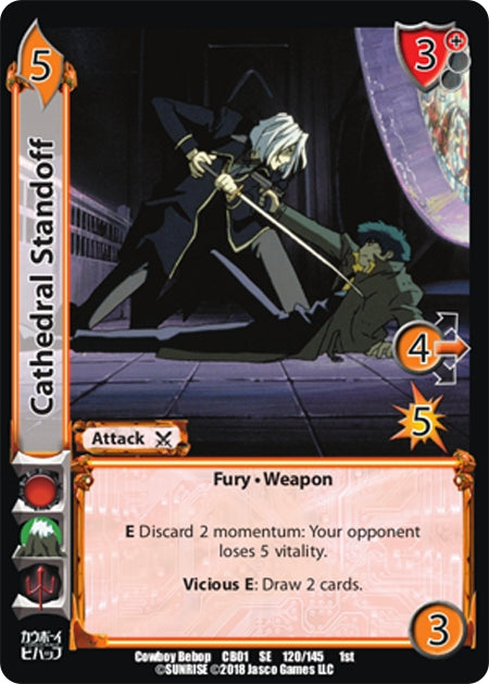 Image for Cathedral Standoff (Cowboy Bebop) (120) - UniVersus