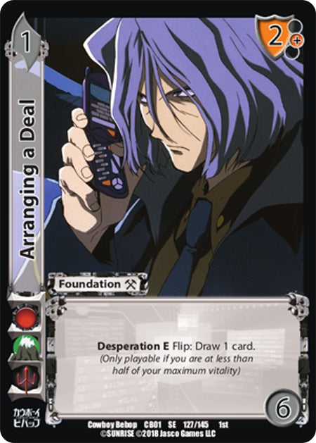 Image for Arranging a Deal (Cowboy Bebop) (127) - UniVersus