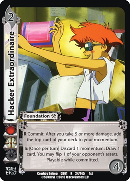 Image for Hacker Extraordinaire (Cowboy Bebop) (24) - UniVersus