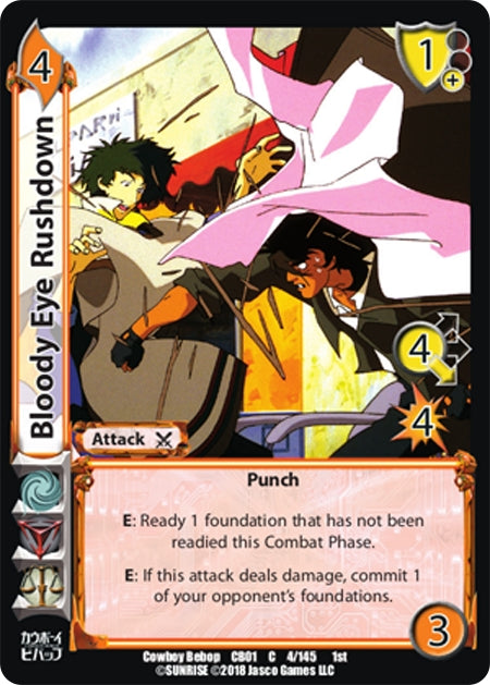 Image for Bloody Eye Rushdown (Cowboy Bebop) (4) - UniVersus