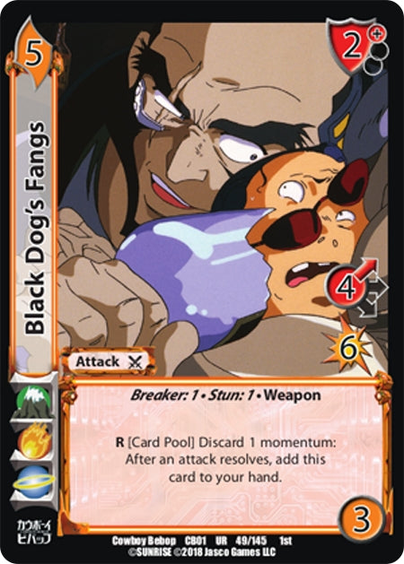 Image for Black Dog's Fangs (Cowboy Bebop) (49) - UniVersus