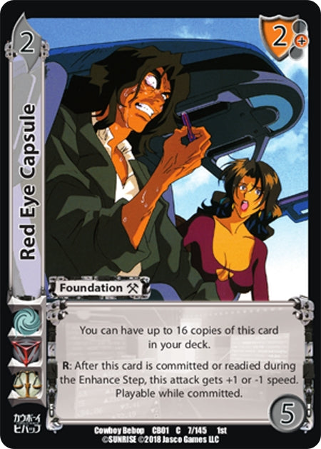 Image for Red Eye Capsule (Cowboy Bebop) (7) - UniVersus