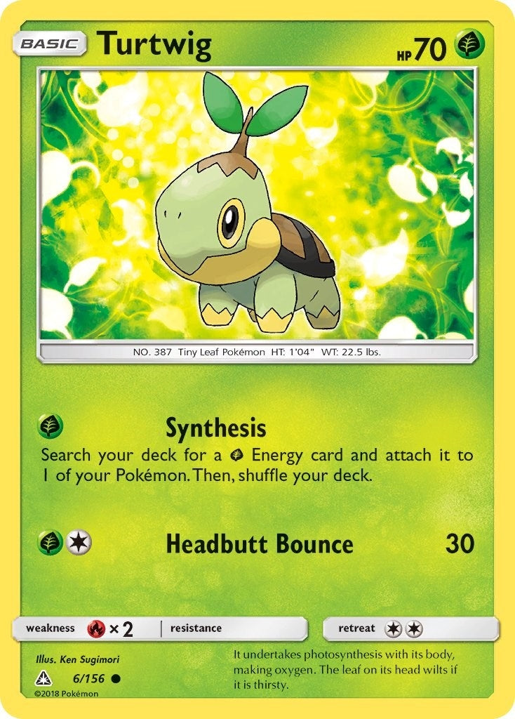 Image for Turtwig (6) (SM - Ultra Prism) (6/156) - Pokemon