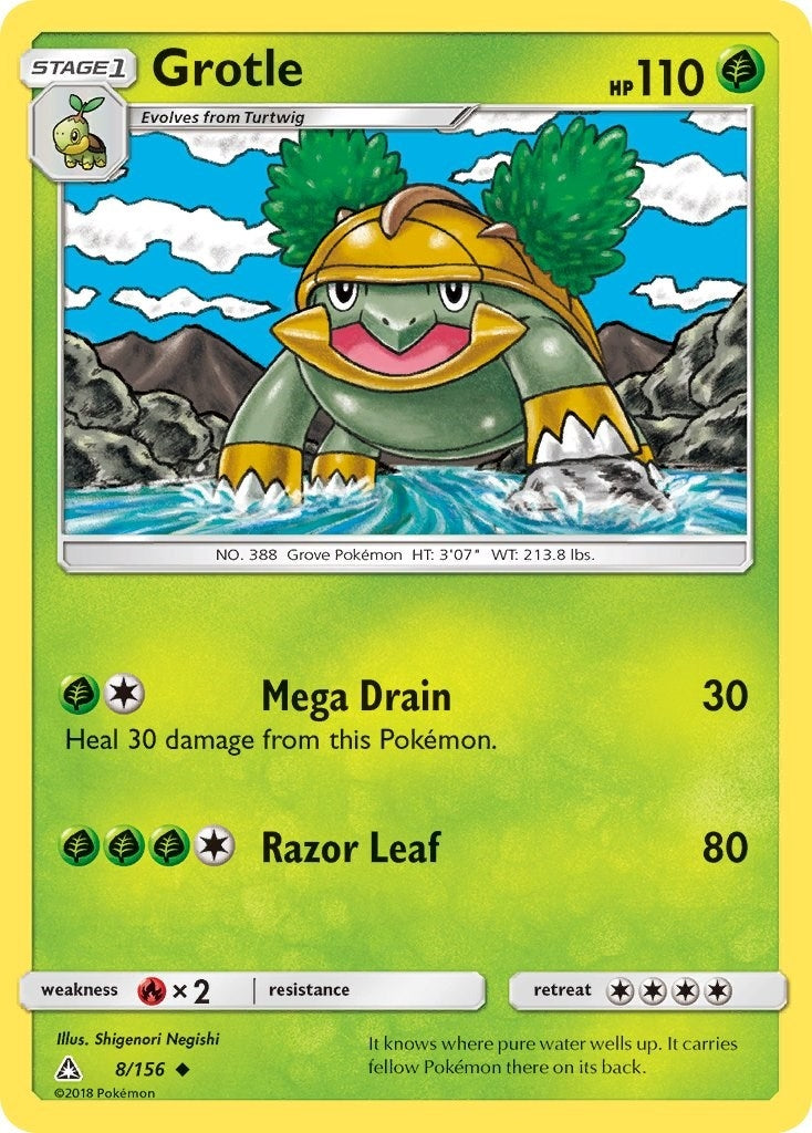 Image for Grotle (SM - Ultra Prism) (8/156) - Pokemon