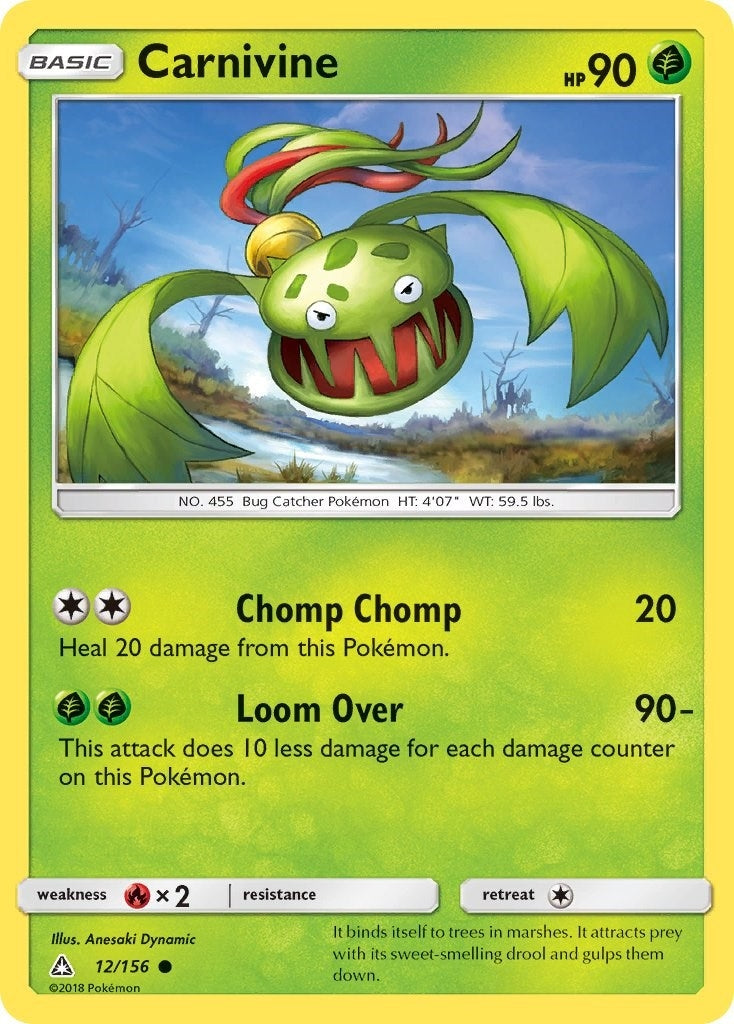Image for Carnivine (SM - Ultra Prism) (12/156) - Pokemon